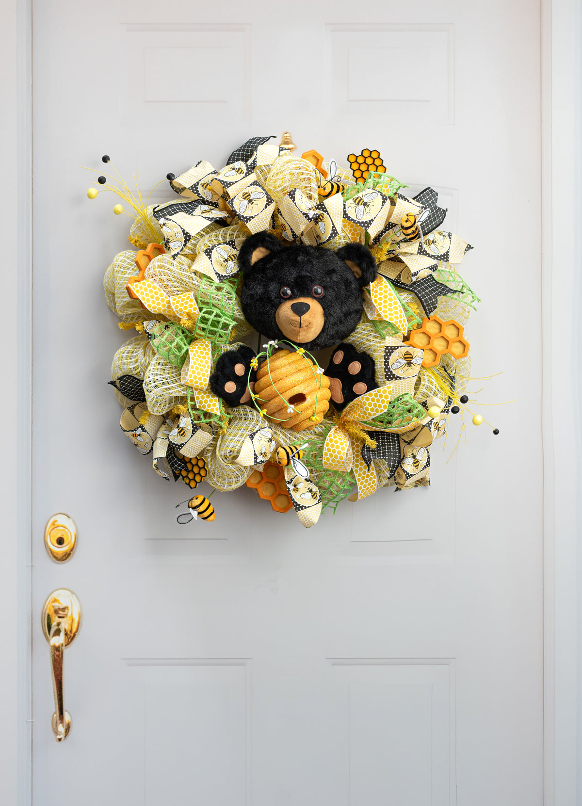 Bear & Paws Wreath Decorating Kit: Black (3 Pieces) detail photo 4