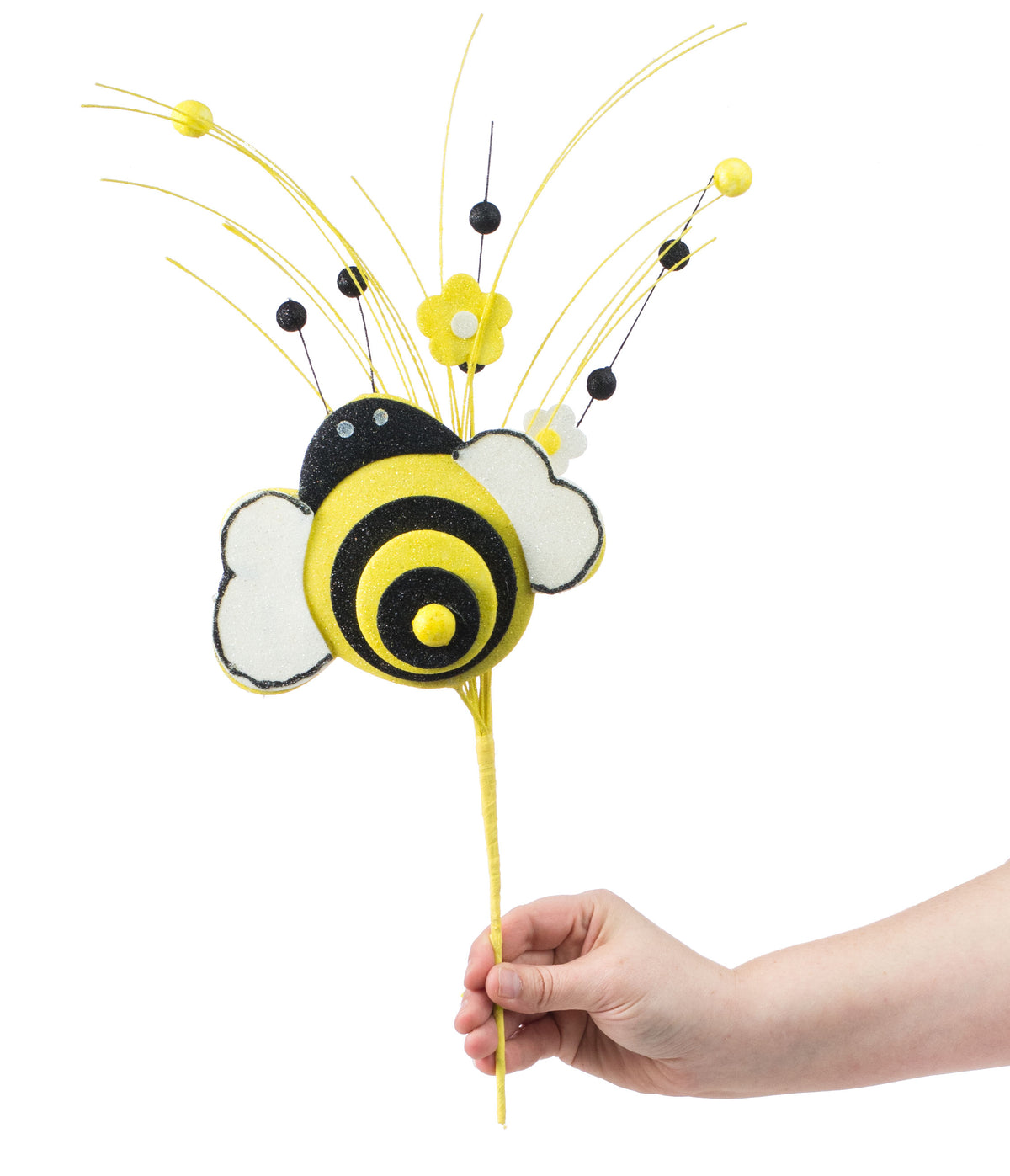 18" 3D Bee Daisy Pick Lifestyle Photo