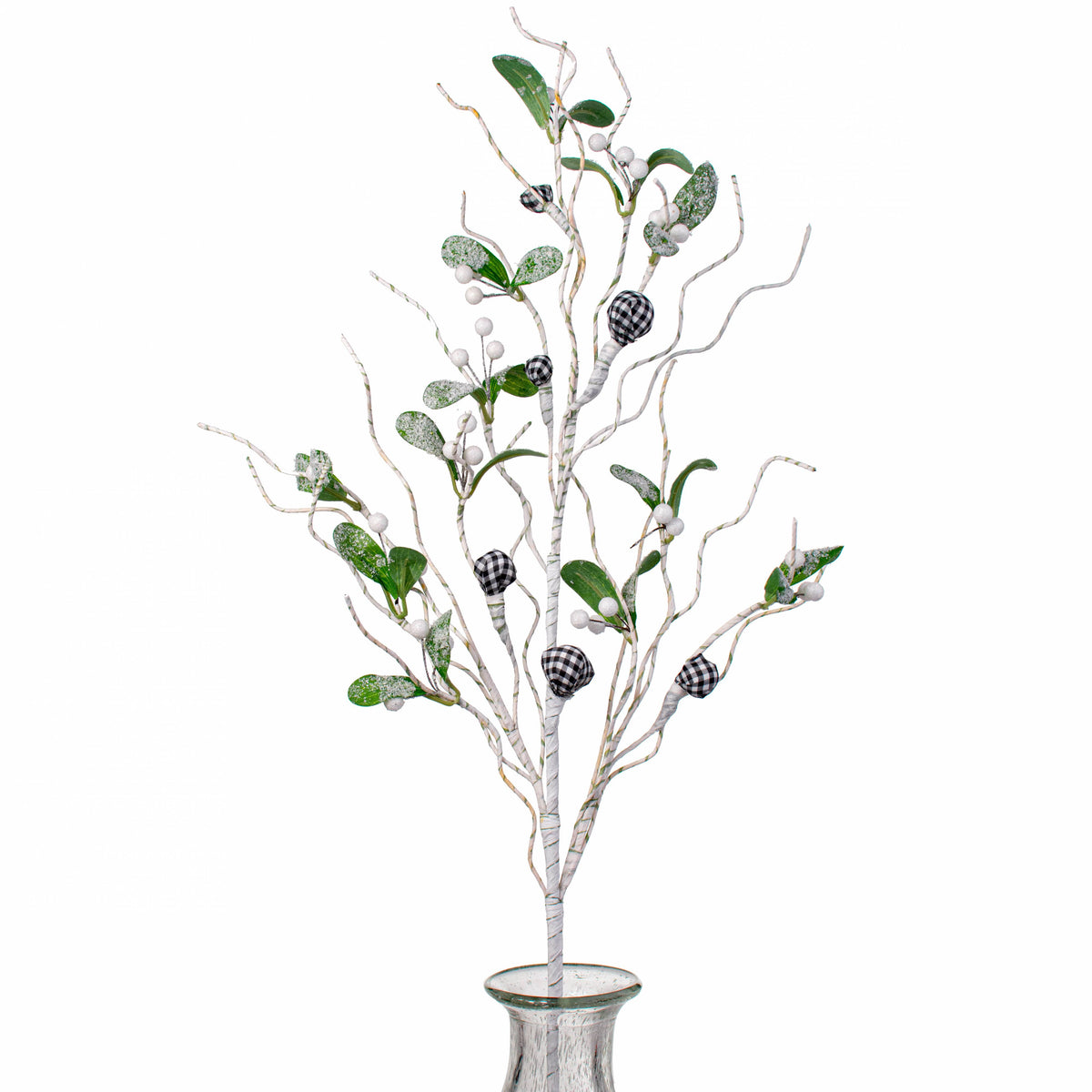 31" Birch Branches Gingham Ball Spray Item Number: XX8036