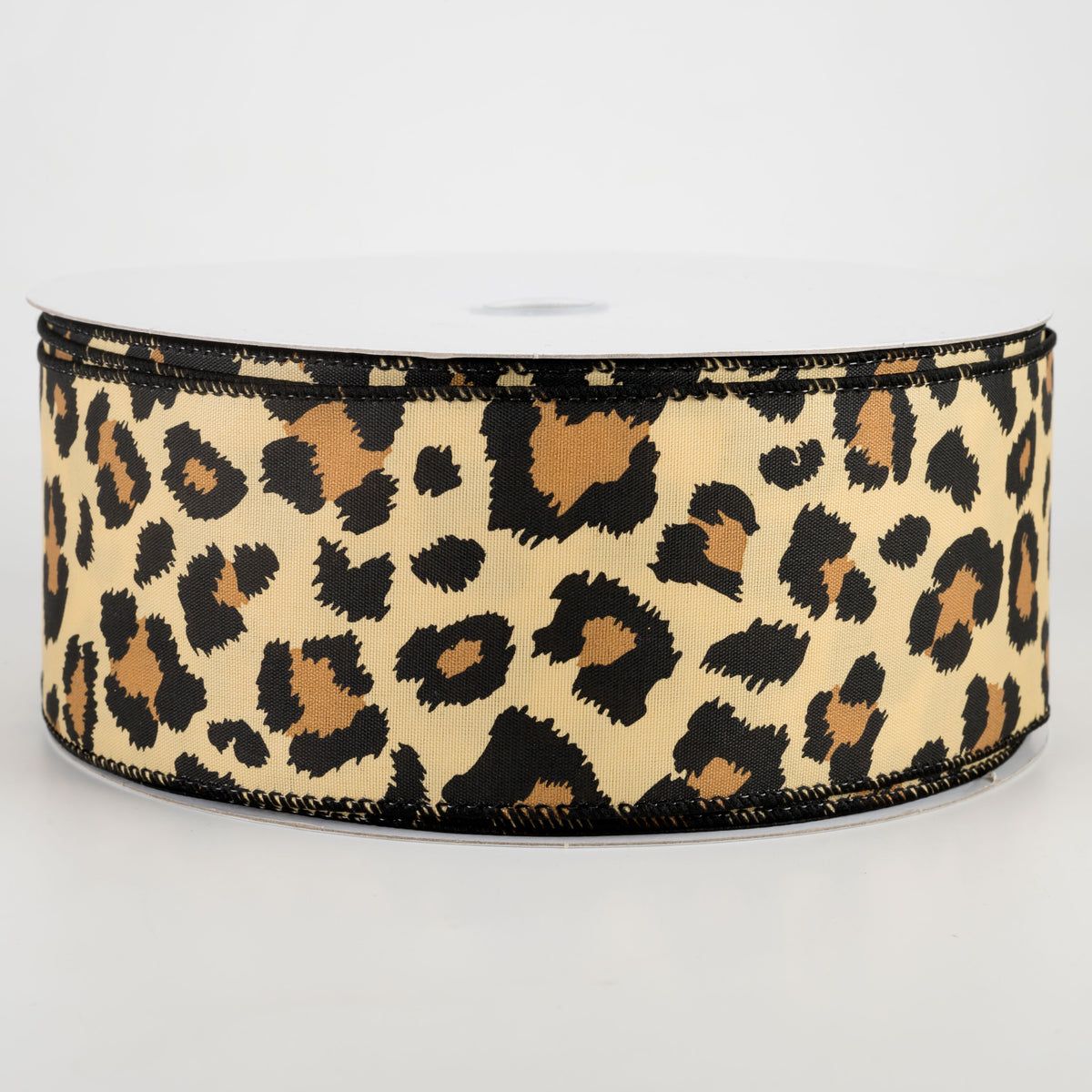 2.5" Bold Satin Cheetah Print Ribbon (50 Yards) Item Number: 861-40-159
