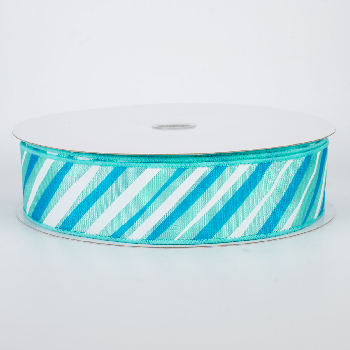 1.5" Brushstroke Stripe Ribbon: Blue (50 Yards)