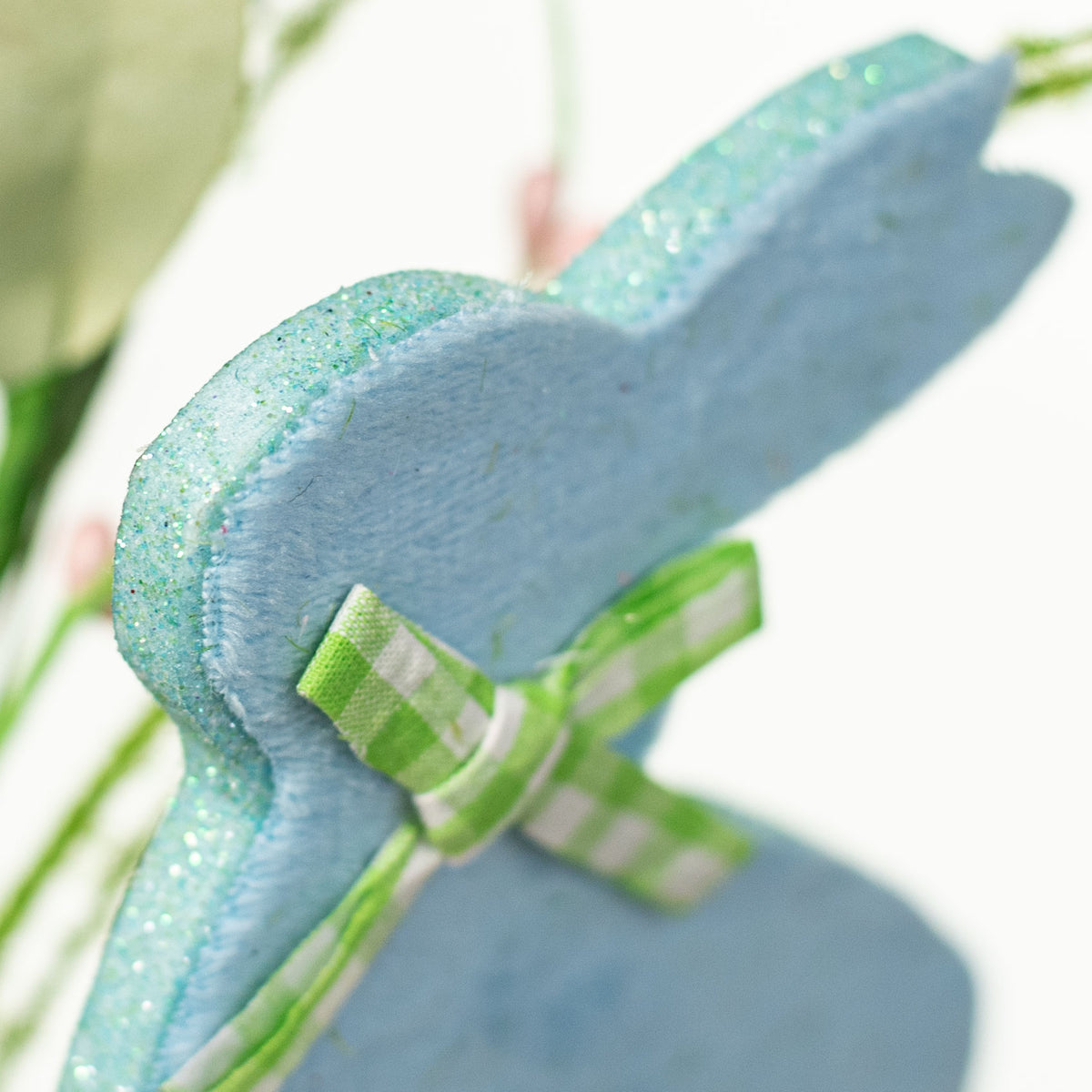 24" Bunny & Bud Spray: Blue Lifestyle Photo