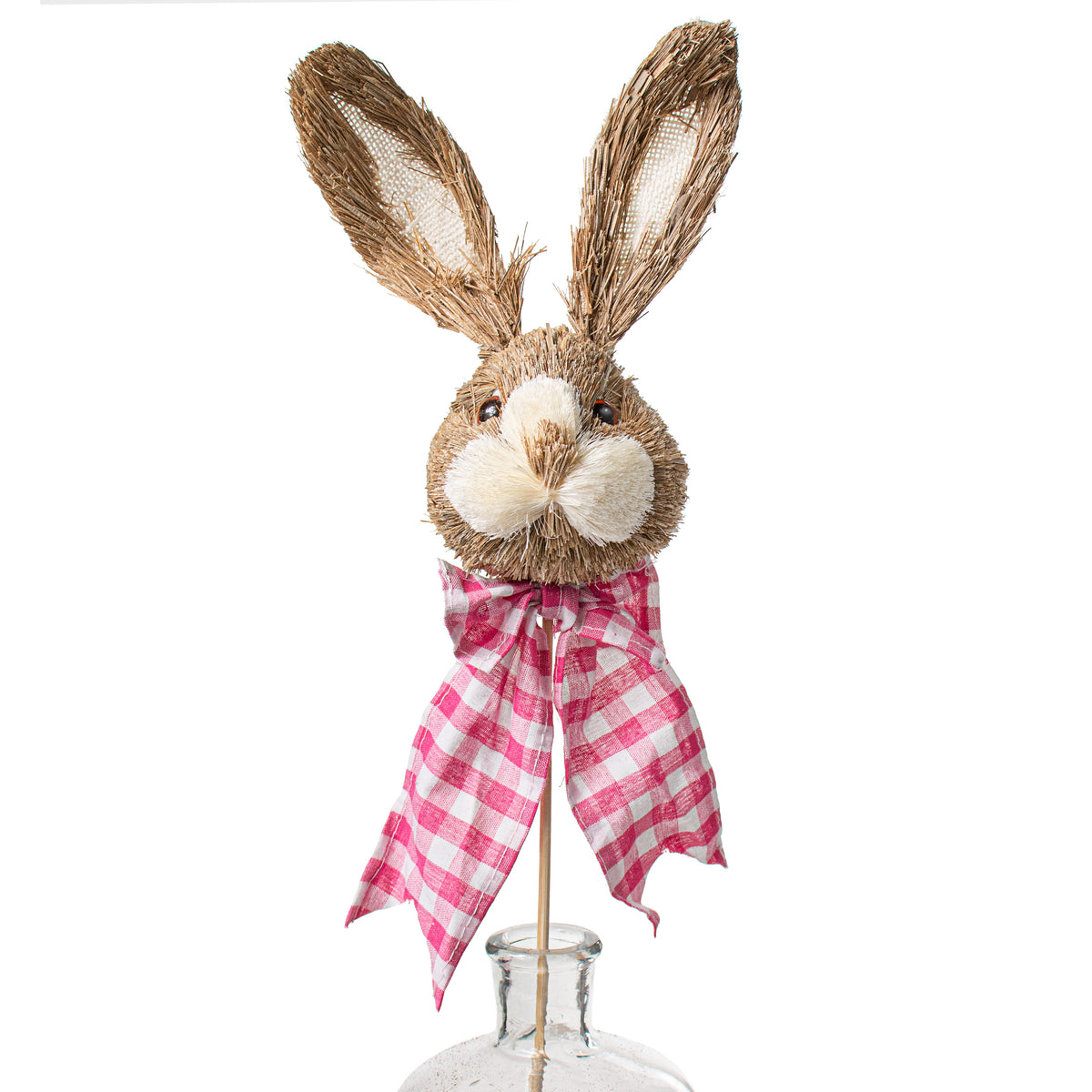 23" Bunny Head With Bow Pick: Pink Item Number: 62953PK