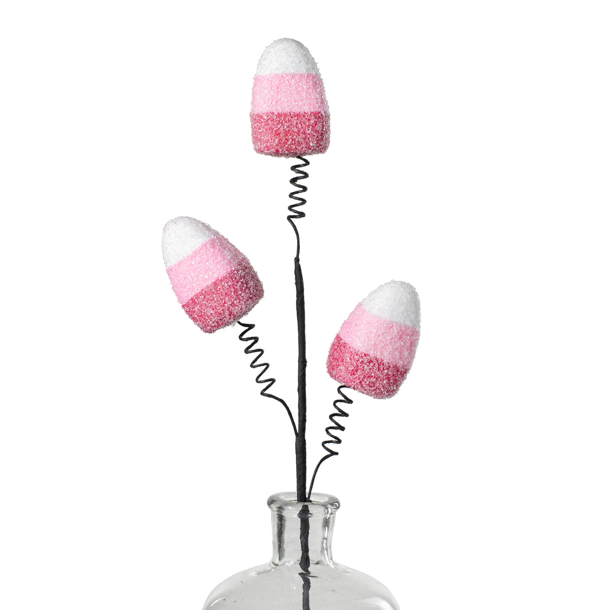 18" Candy Corn Pick: Fuchsia, Pink, White Item Number: 56907BTPKWT