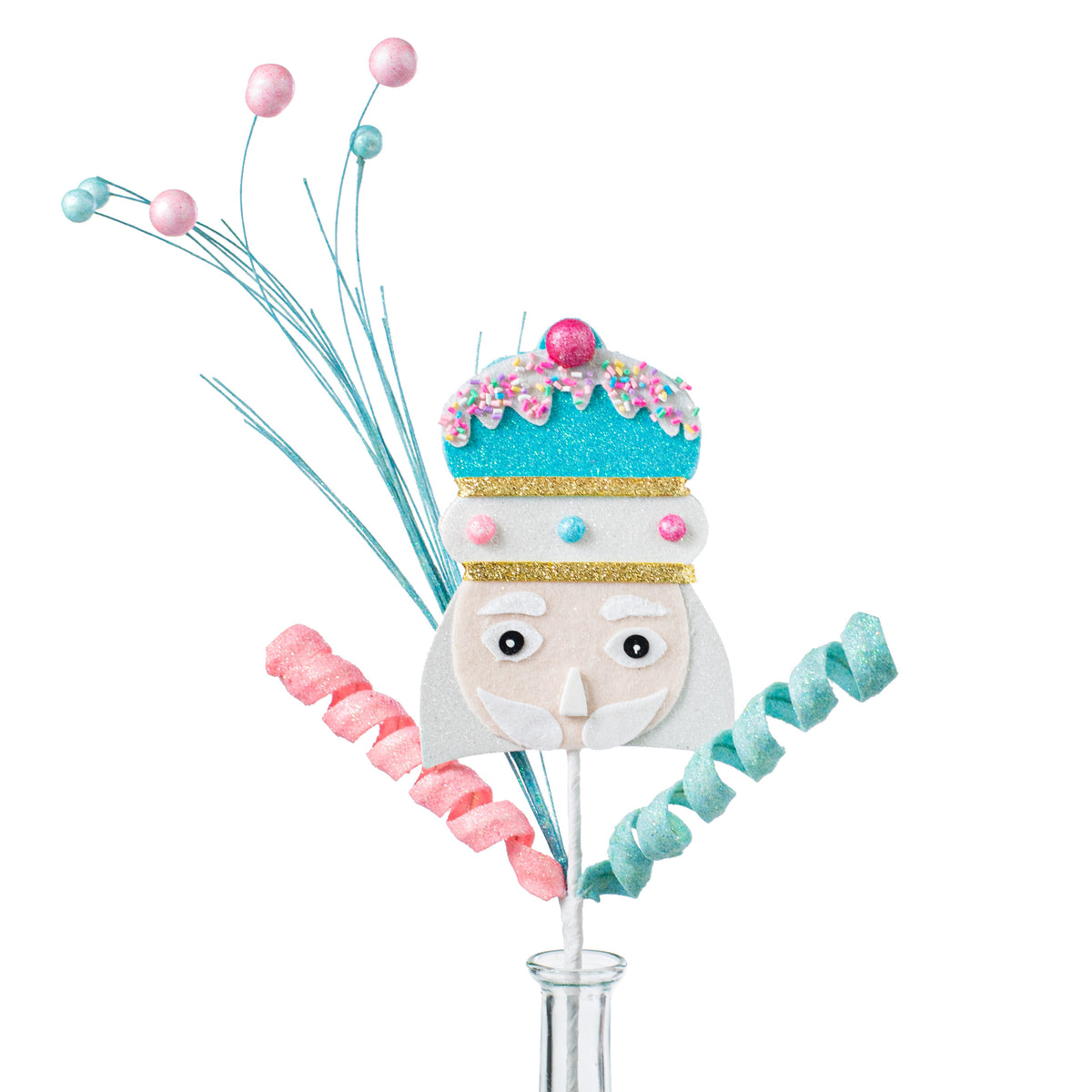 25" Candy Nutcracker Spray: Blue & Pink Item Number: 85798PKBL