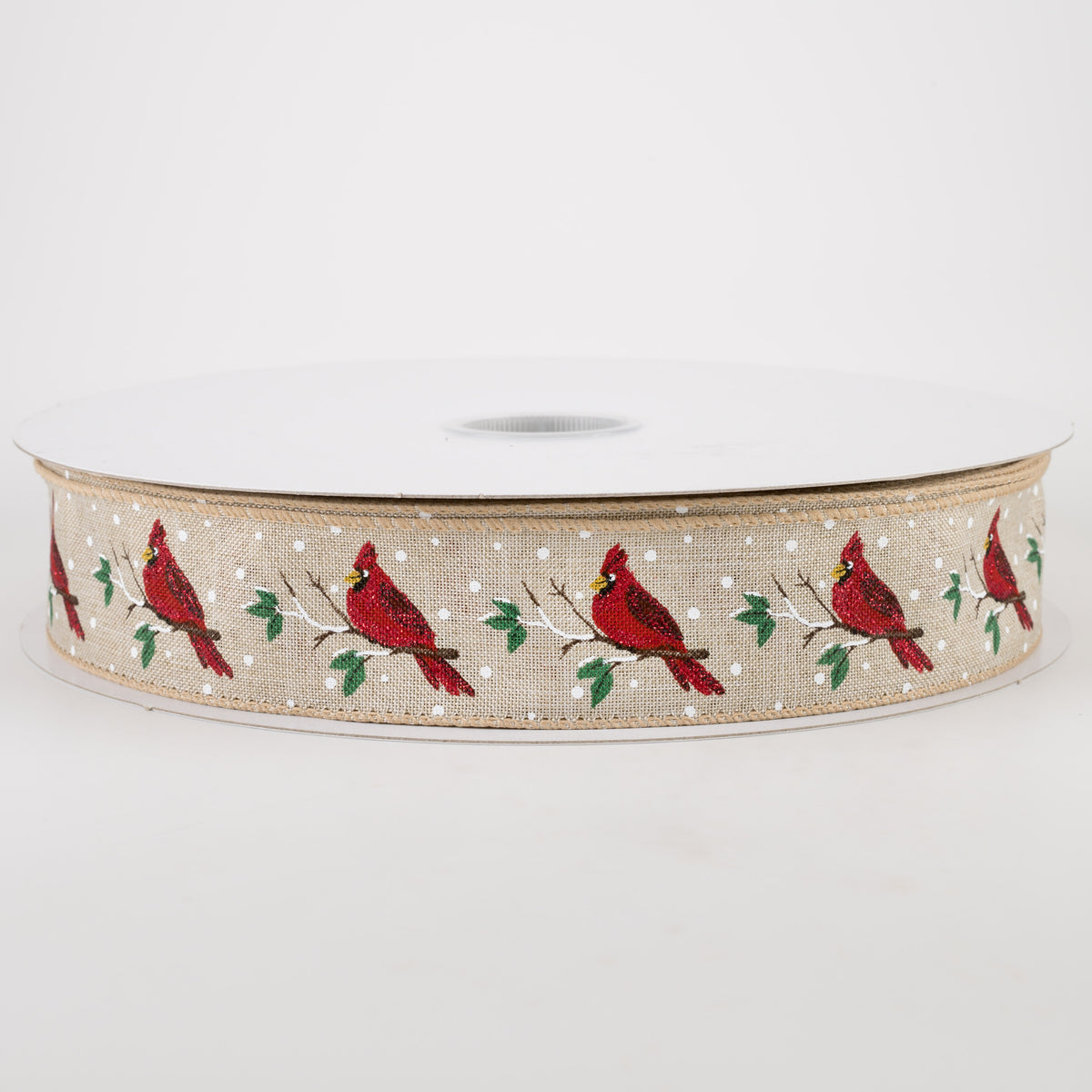 1.5" Cardinal On Branch Ribbon (50 Yards)