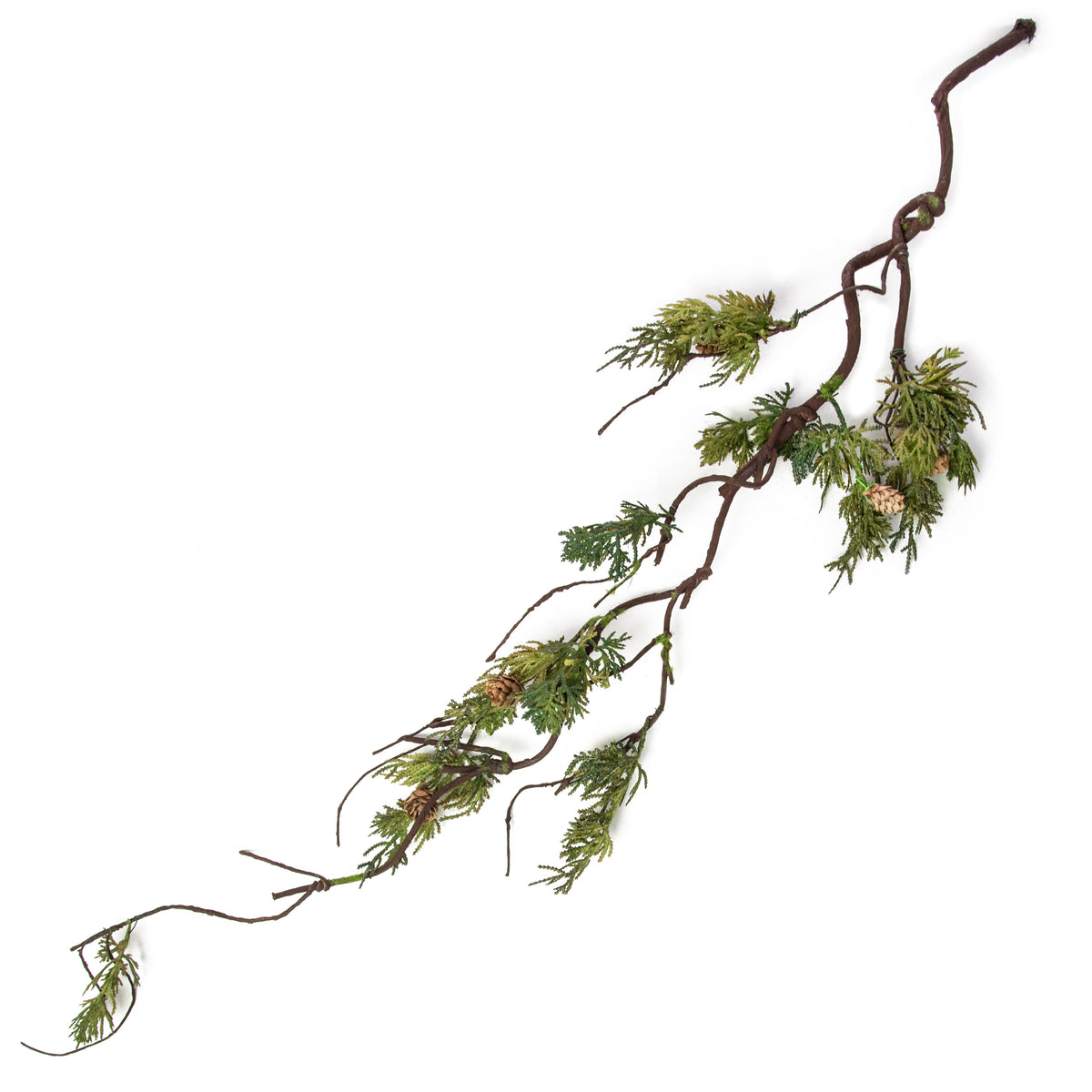 33" Cedar Pine With Pinecones Spray Item Number: 2833012GR