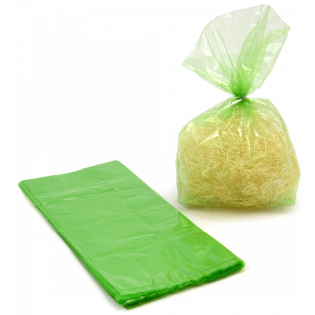 Cello Treat Bags: Green (36) Lifestyle Photo