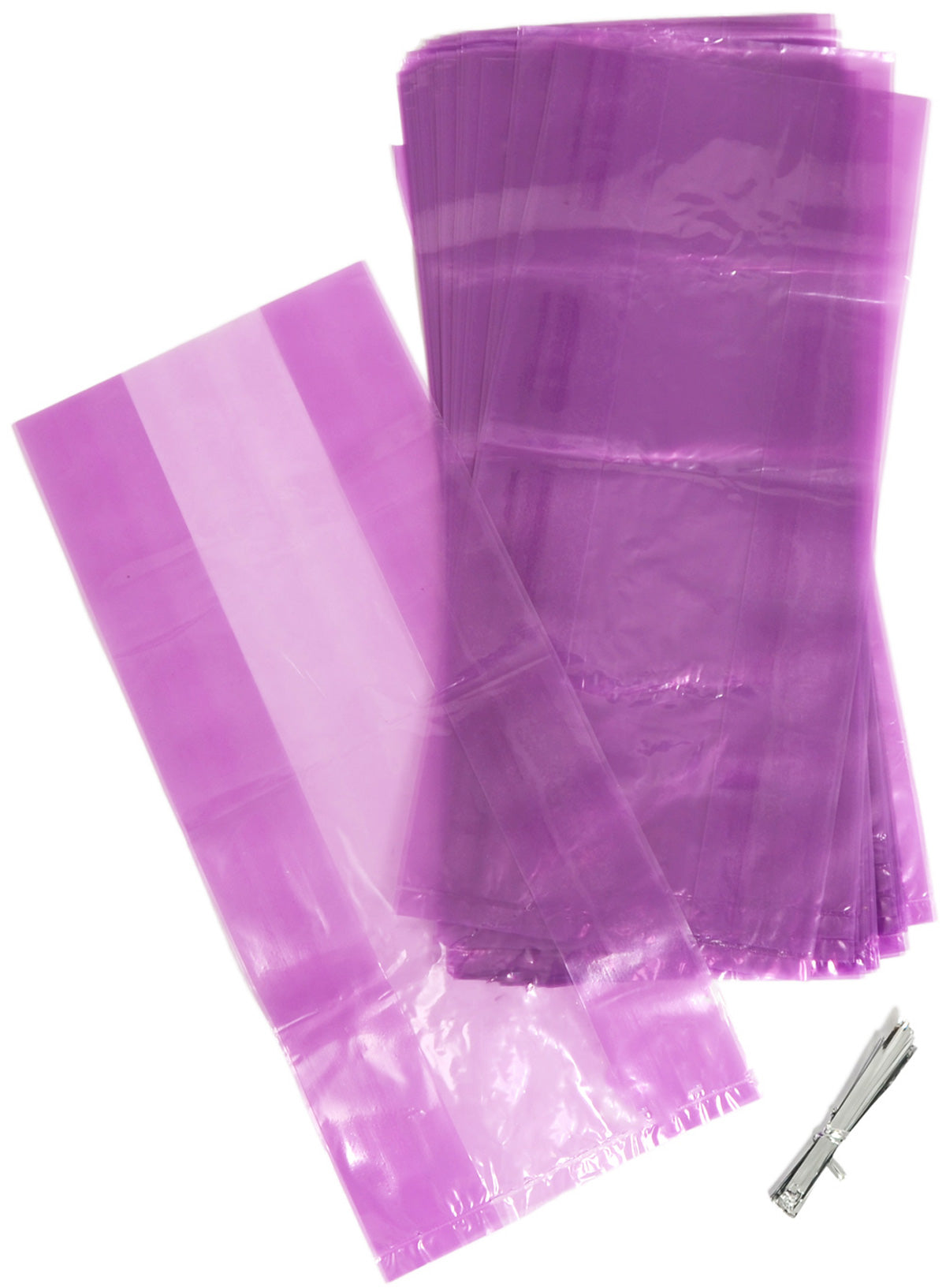 Cello Treat Bags: Purple (36) Item Number: 1231-PURPLE