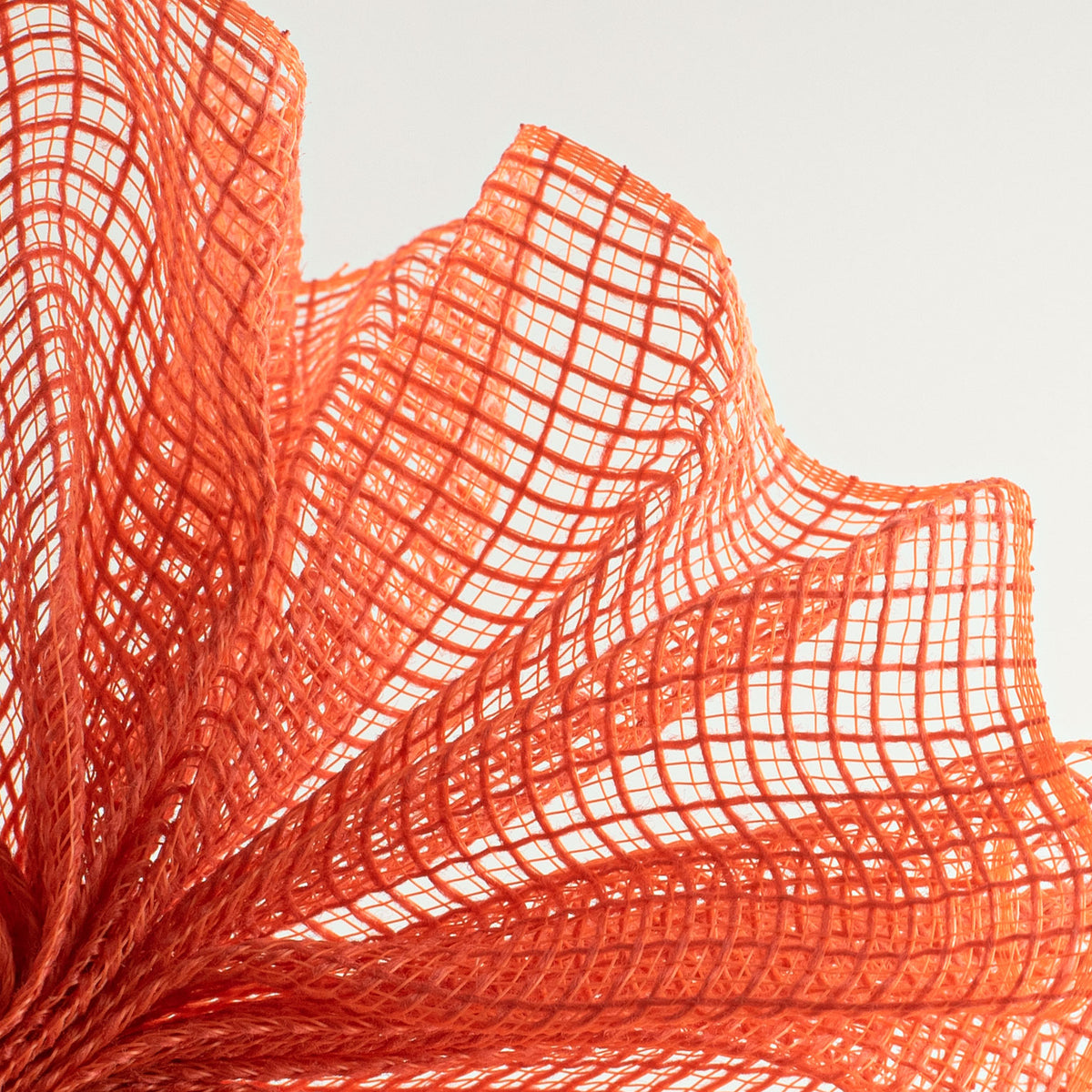 10" Check Fabric Mesh: Orange Lifestyle Photo