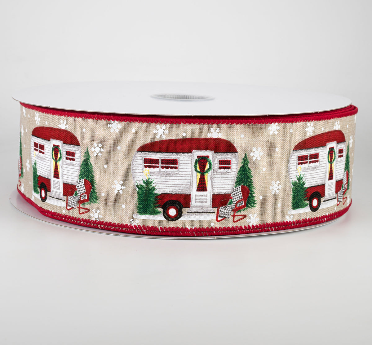 2.5" Christmas Camper Ribbon (50 Yards)