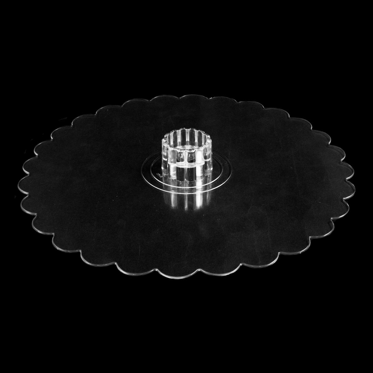 Clear Plastic Centerpiece Plate: 14" Item Number: 3549-CLEAR