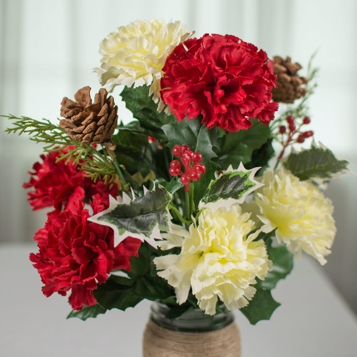 22" Colorfast Carnation Mix Bush Item Number: 88830RDCM