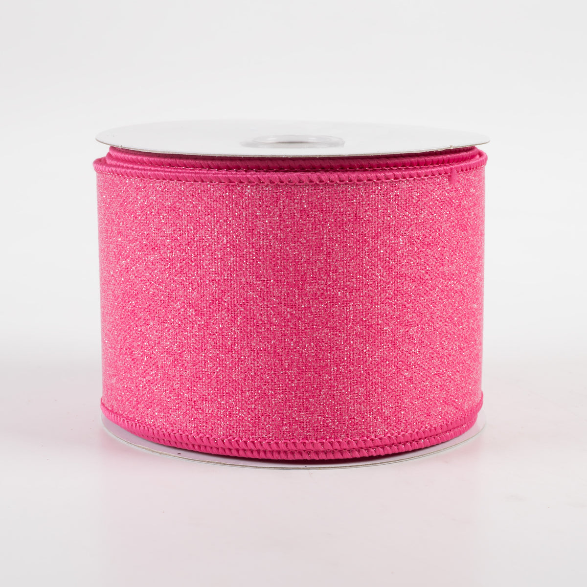 2.5" Crystal Shine Ribbon: Fuchsia Pink (10 Yards)