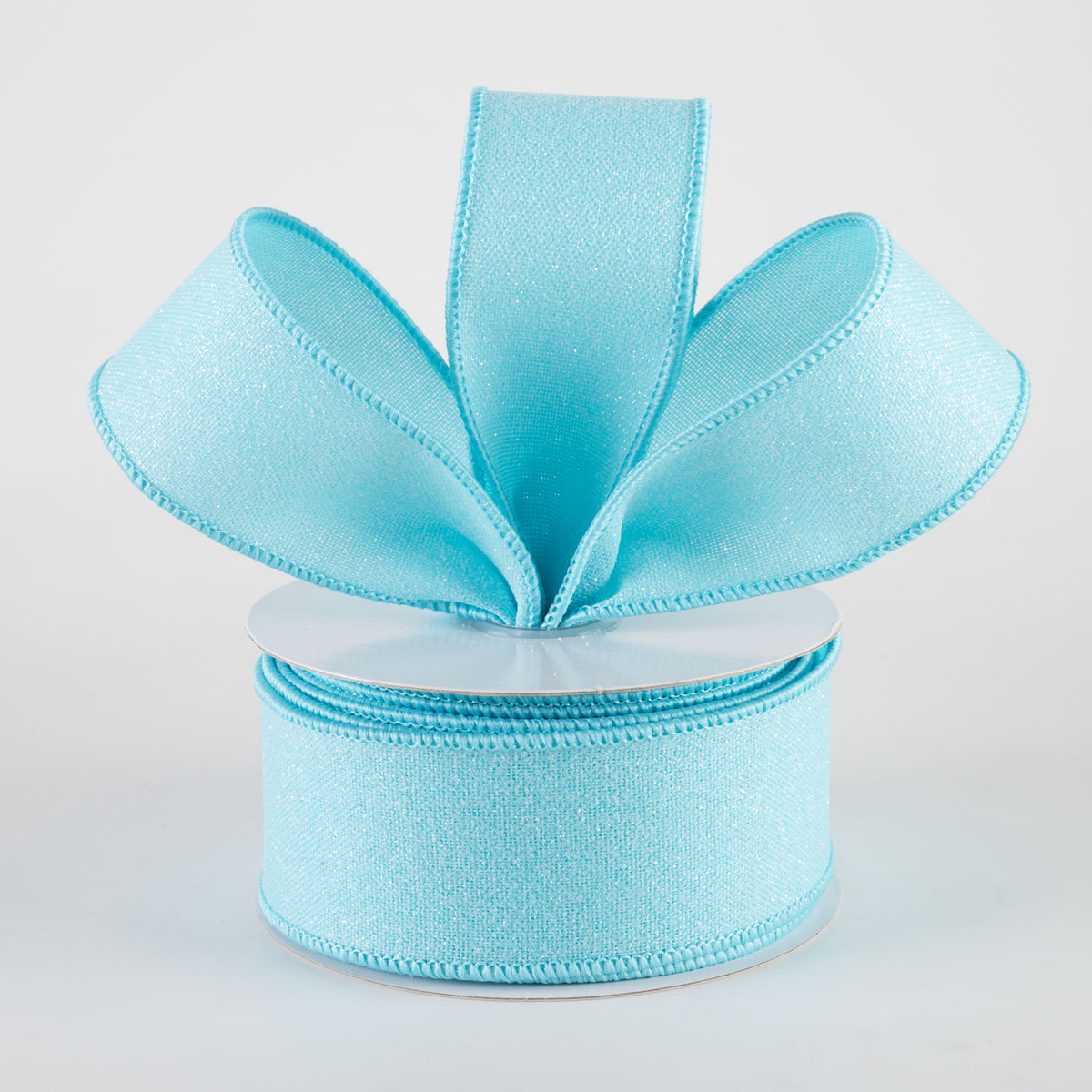 1.5" Crystal Shine Ribbon: Light Blue (10 Yards) Lifestyle Photo