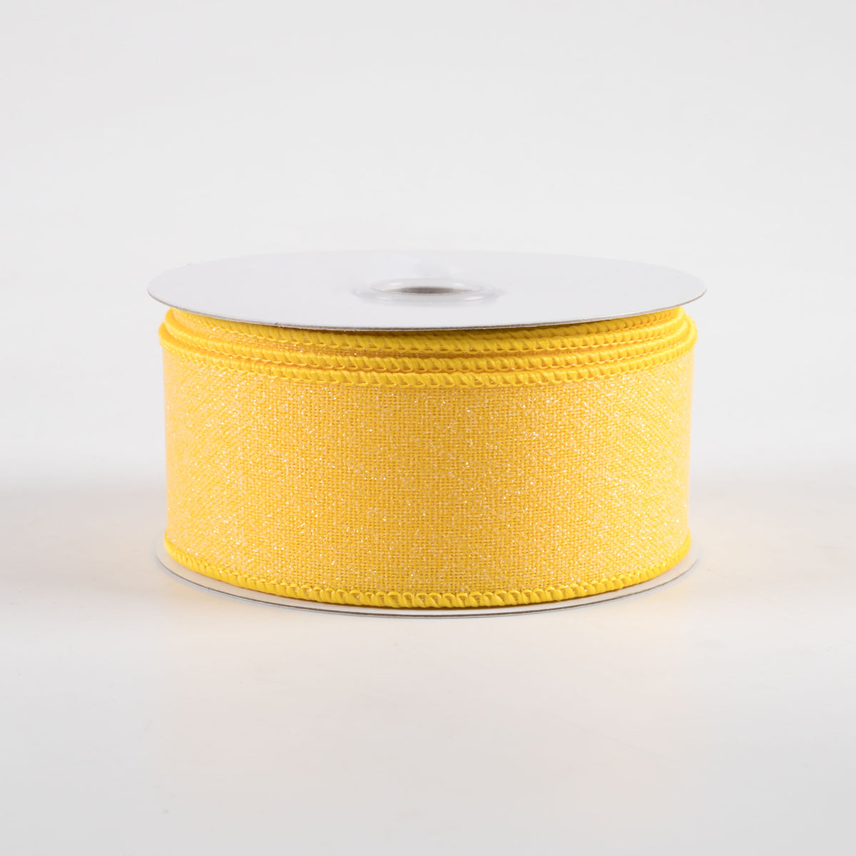 1.5" Crystal Shine Ribbon: Yellow (10 Yards)