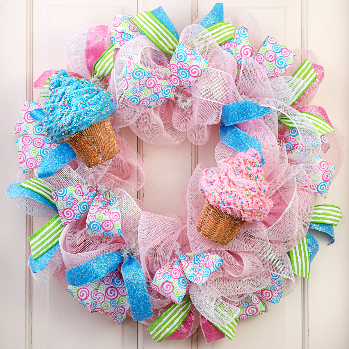 7" Cupcake Ornament: Pink Lifestyle Photo