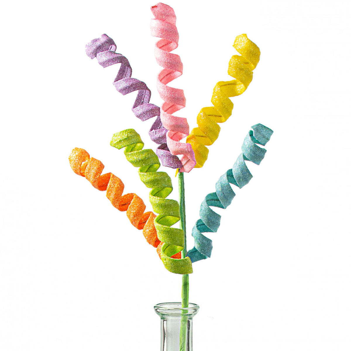 24" Curly Foam Spray: Rainbow Pastel Item Number: 61684EAS