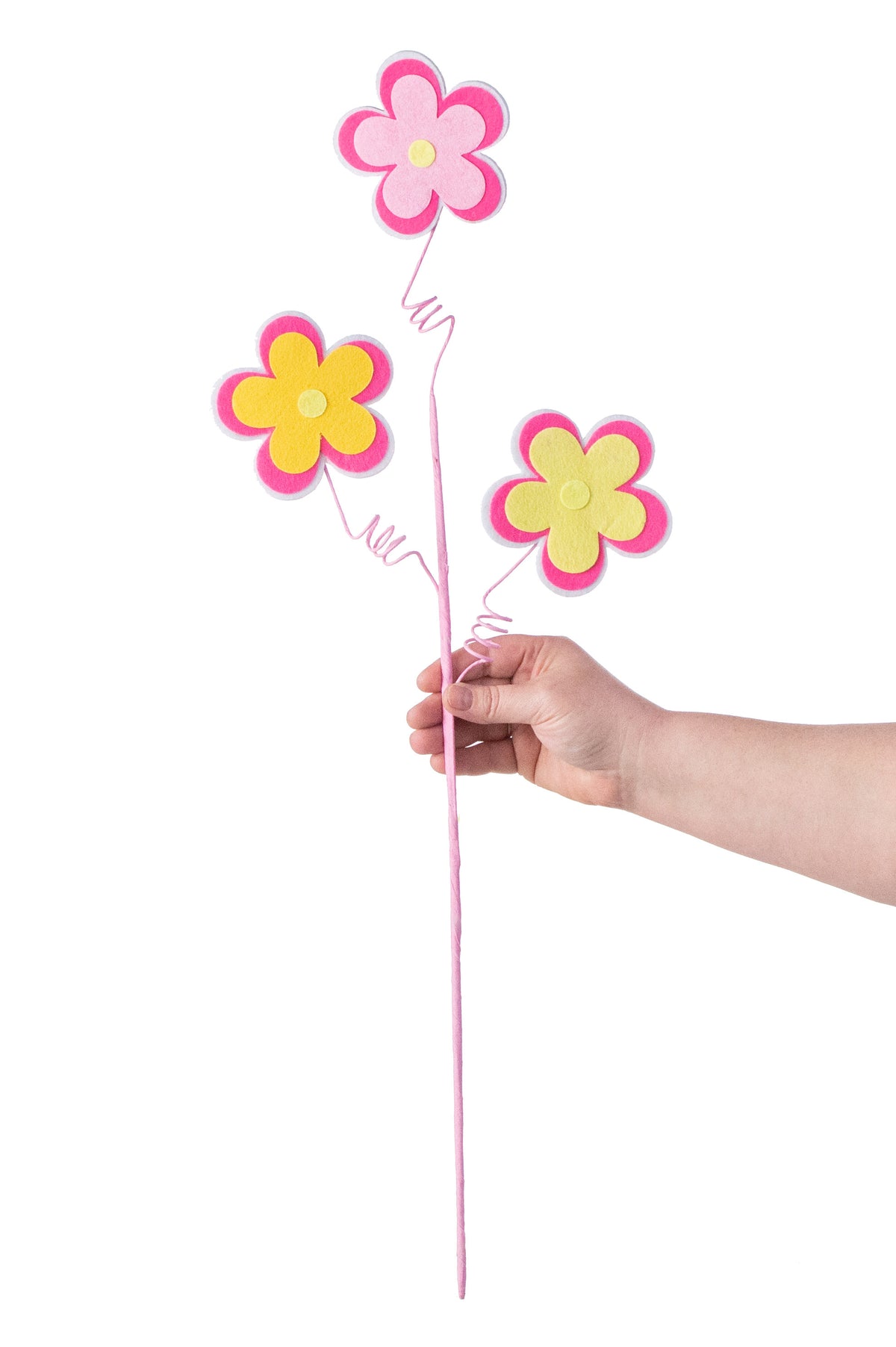 26" Daisy Felt Cutout Spray detail photo 3