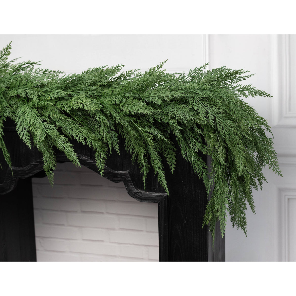 6' Deluxe Faux Cedar Arborvitae Garland Lifestyle Photo