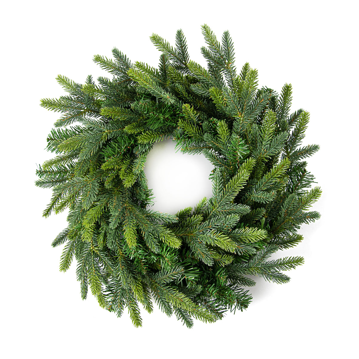 24" Deluxe Trinity Pine Wreath detail photo 4
