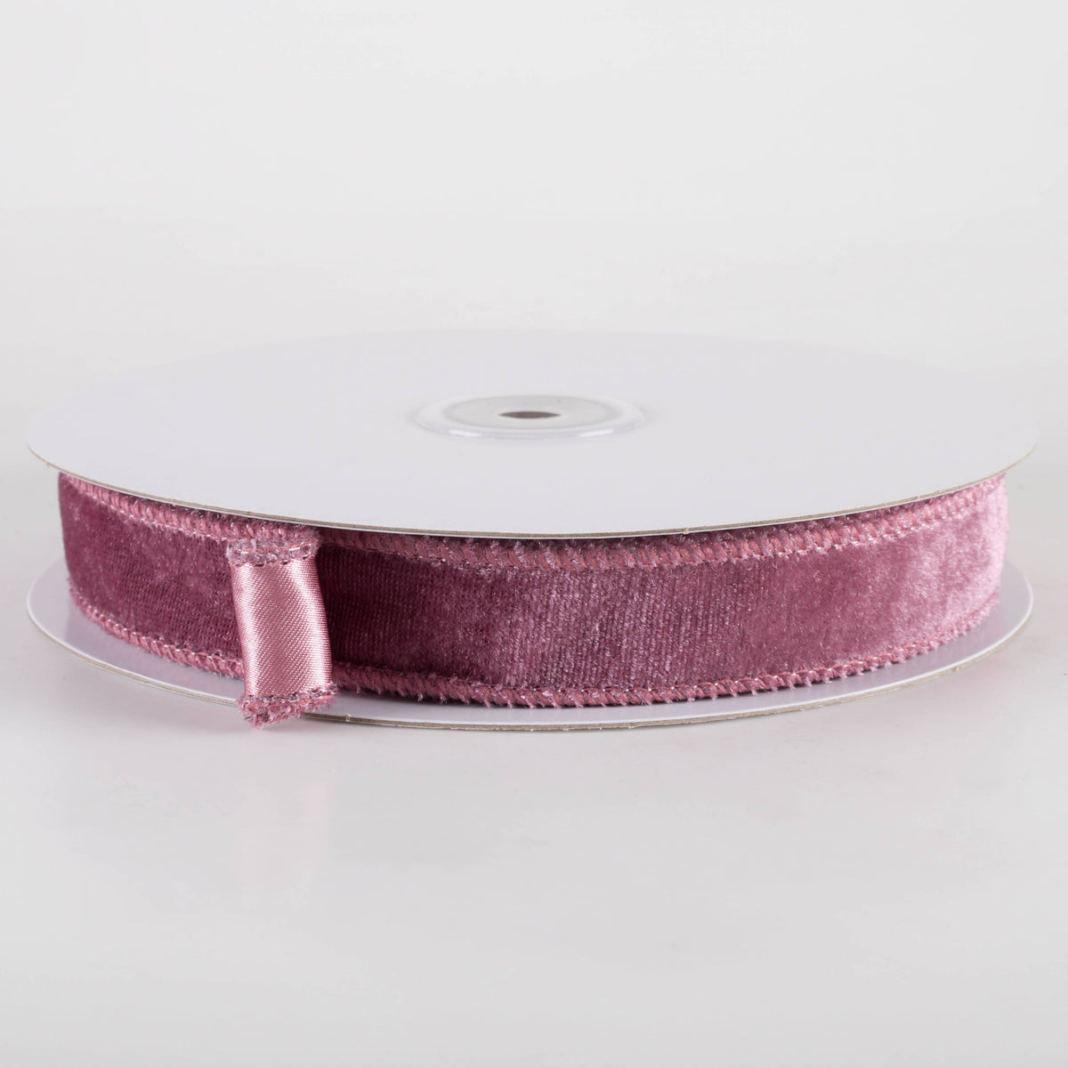 7/8" Deluxe Velvet Satin Backing Ribbon: Dusty Rose (10 Yards) Item Number: RGE765871