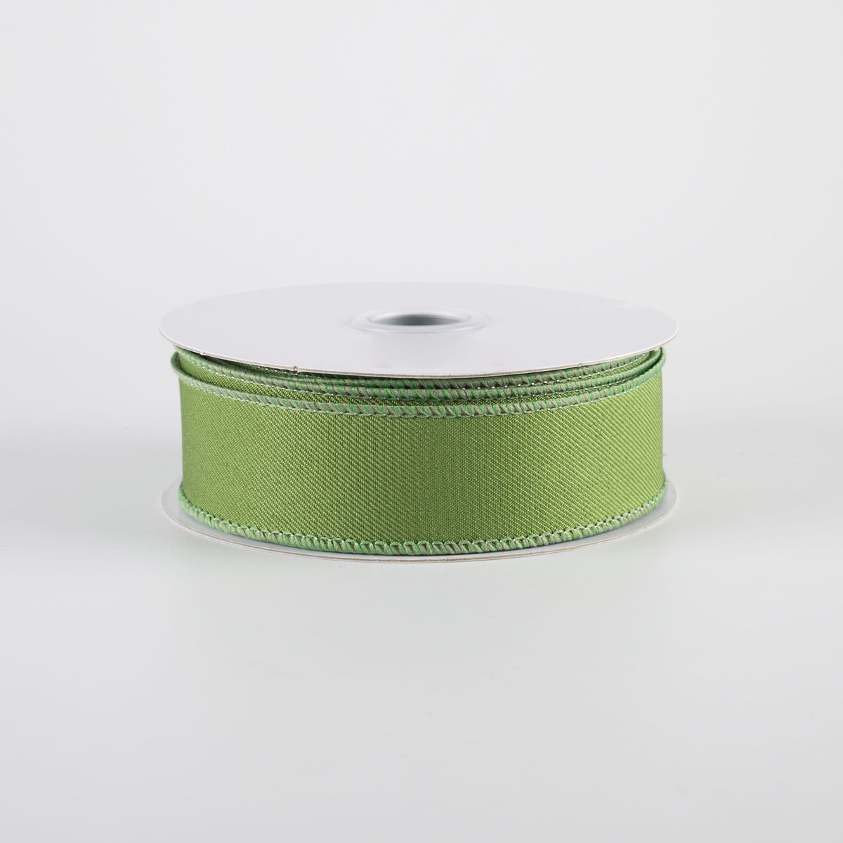 7/8" Diagonal Weave Ribbon: Moss Green (10 Yards) Item Number: RGE720236