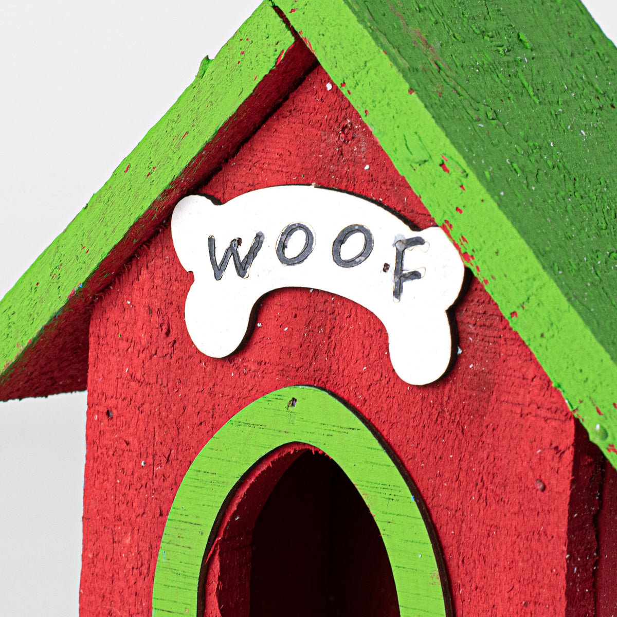 6" Dog House Ornament detail photo 3
