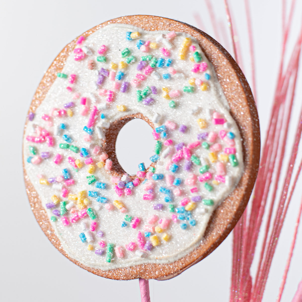 24" Donut Cookie Spray: Fuchsia, Blue, White Lifestyle Photo