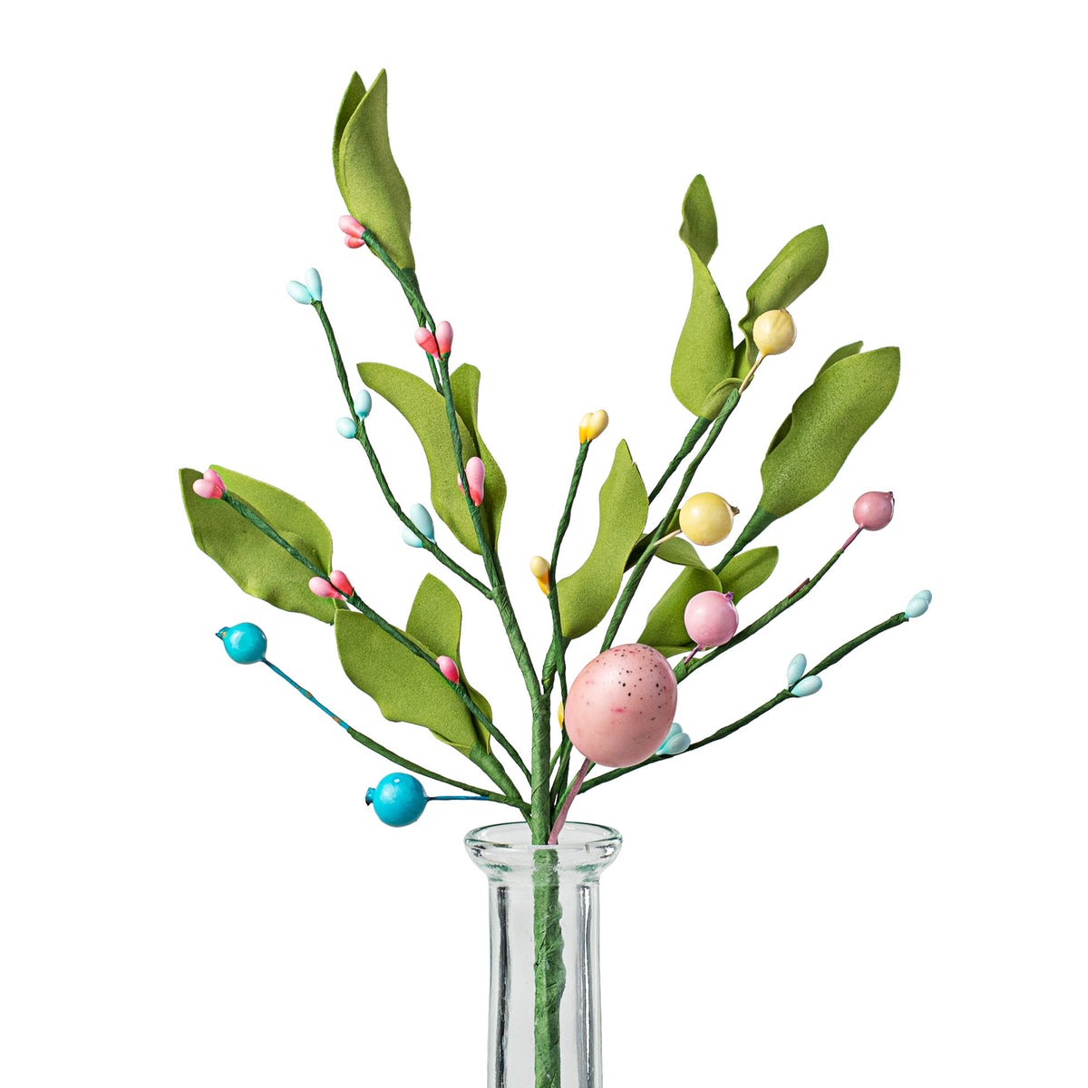 12" Easter Eggs and Herb Leaves Pick Item Number: 27606