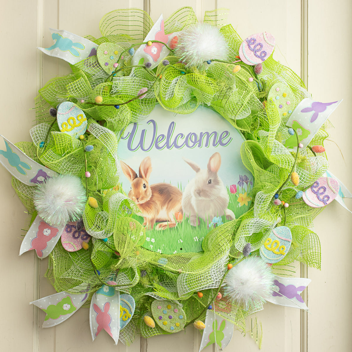 35" Egg & Pip Spray: Spring Multicolor Lifestyle Photo