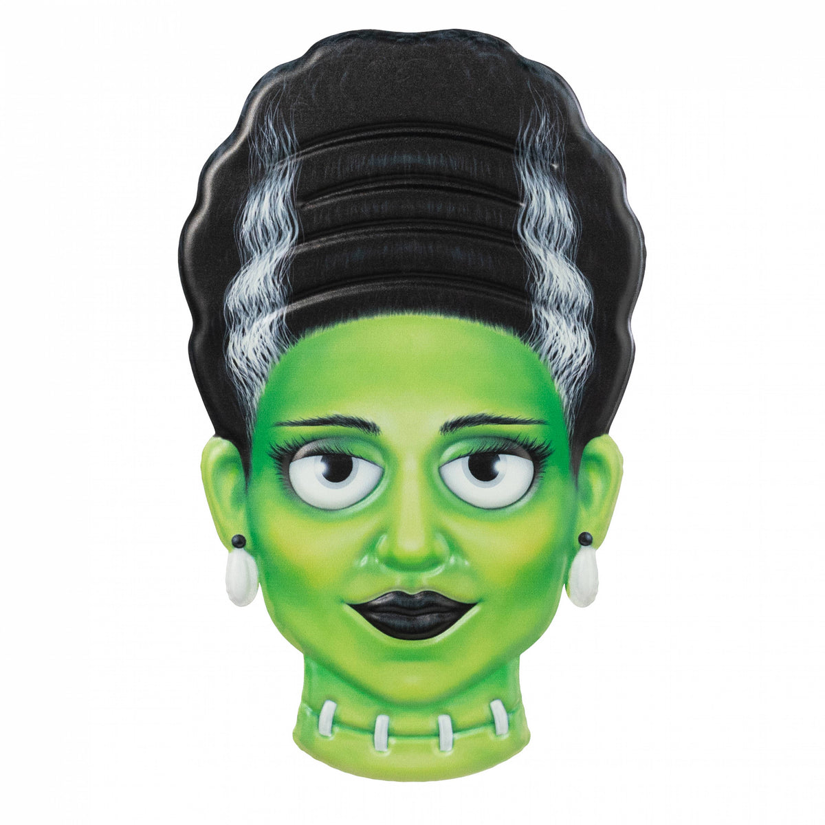 12" Embossed Metal Mrs. Frankenstein Head Decoration Item Number: MD1452A6