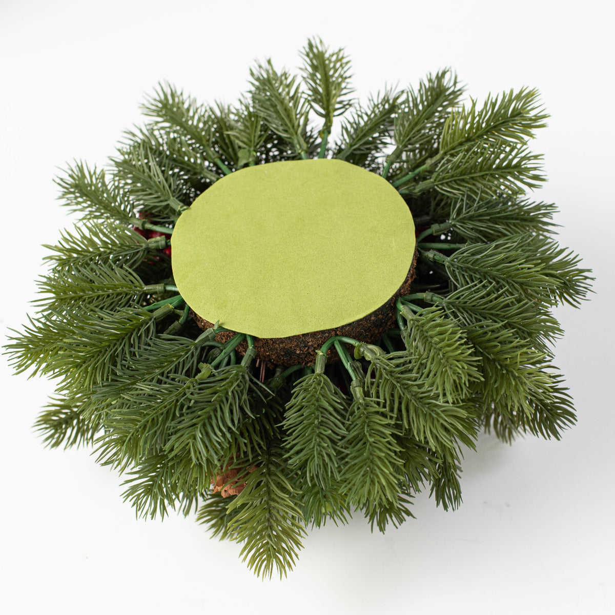 10" Evergreen Balsam Fir Half Ball Sphere detail photo 3