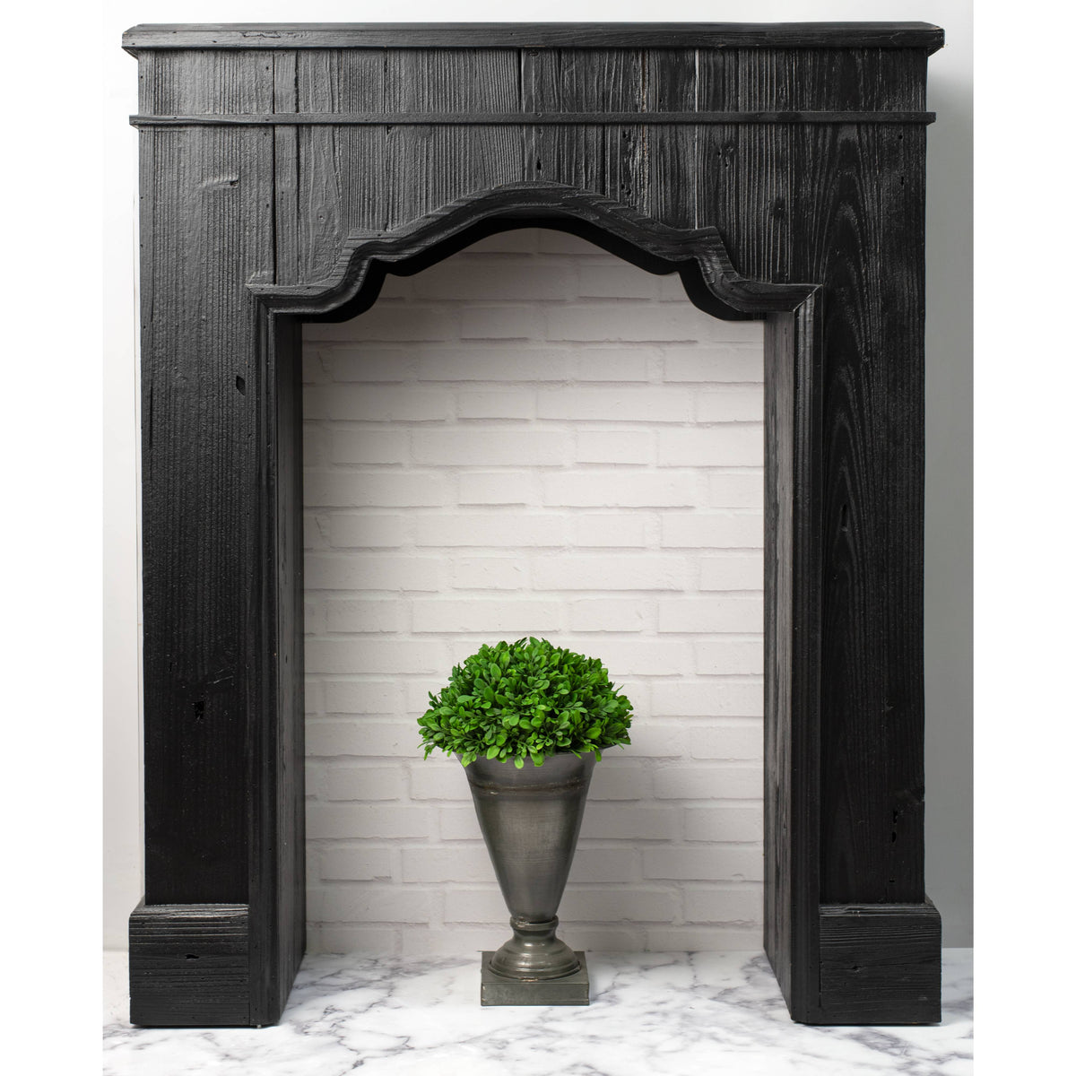 10" Evergreen Boxwood Half-Ball Sphere Lifestyle Photo