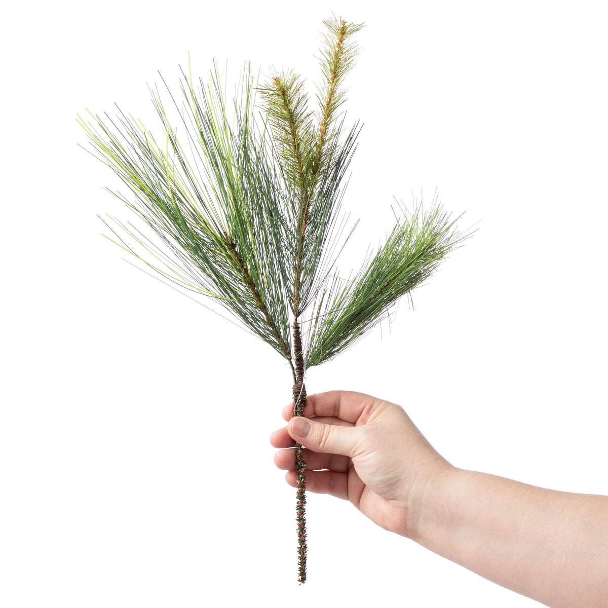 15" Evergreen Mixed Pine Spray Lifestyle Photo