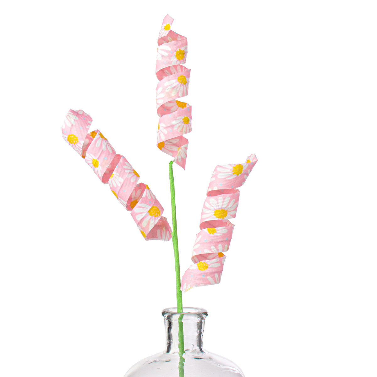24" Fabric Curl Spray: Pink Daisy Item Number: 63220PK