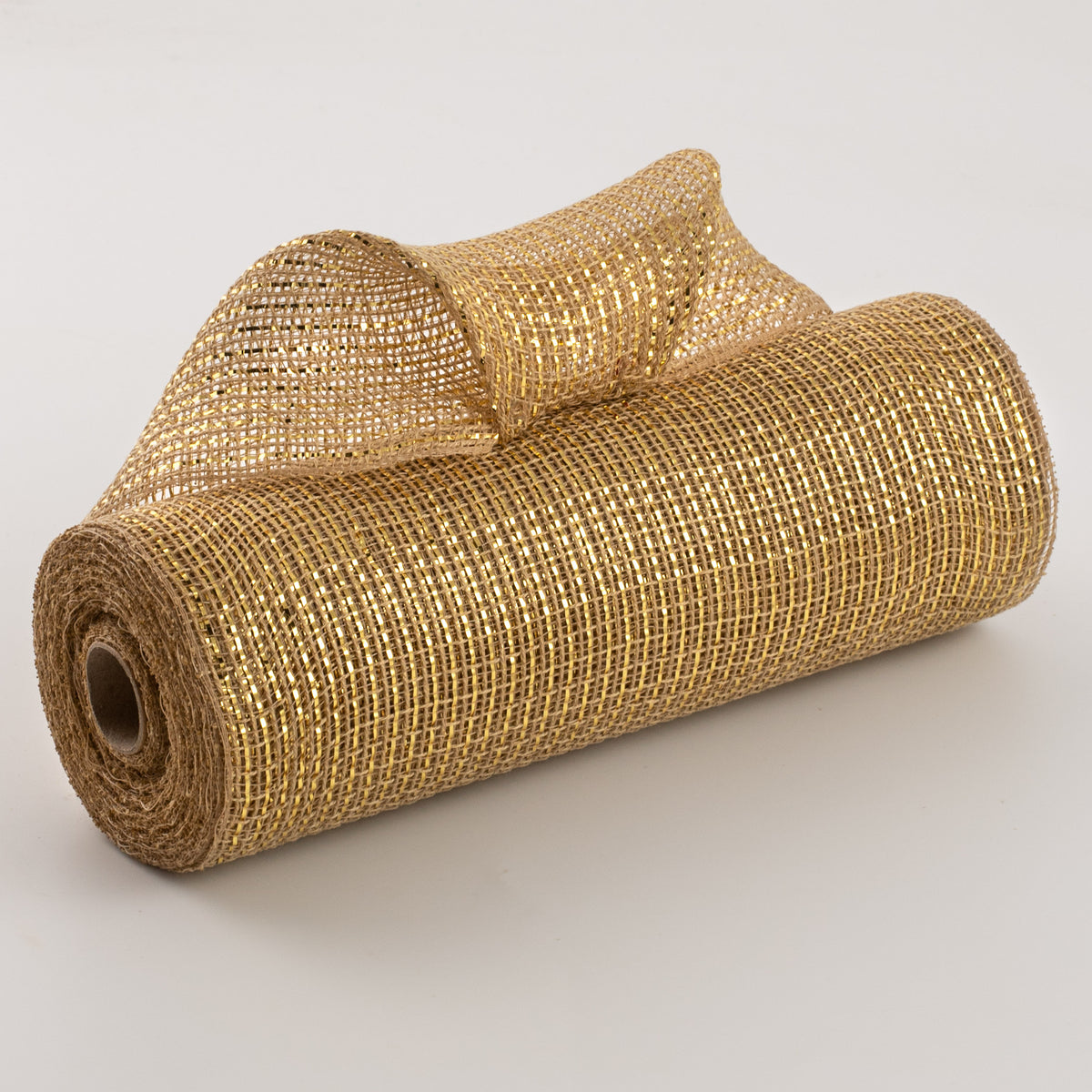 10" Fabric Mesh: Metallic Gold/Natural Item Number: XB98710-15