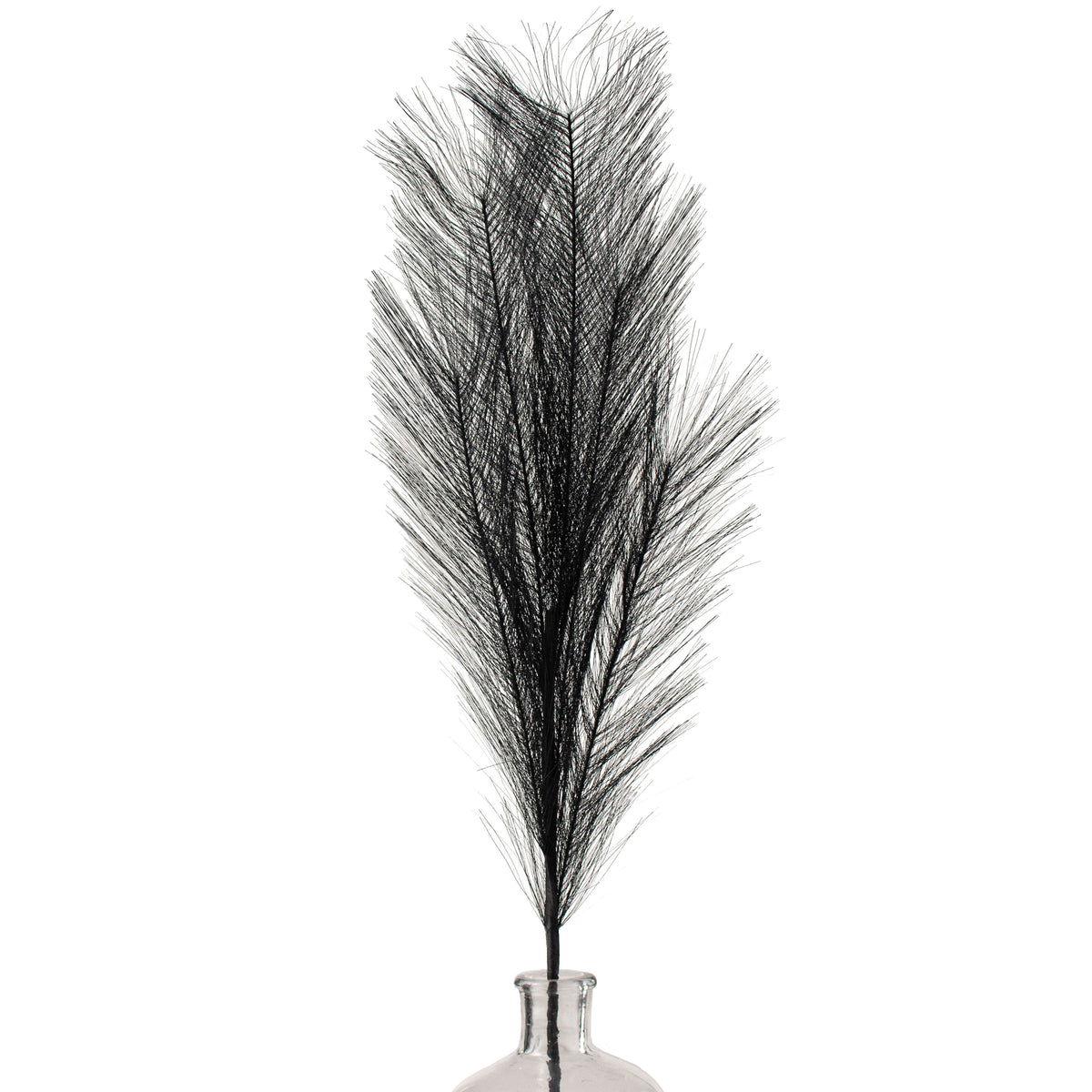 32" Fabric Pampas Grass Spray: Black Item Number: FG601302