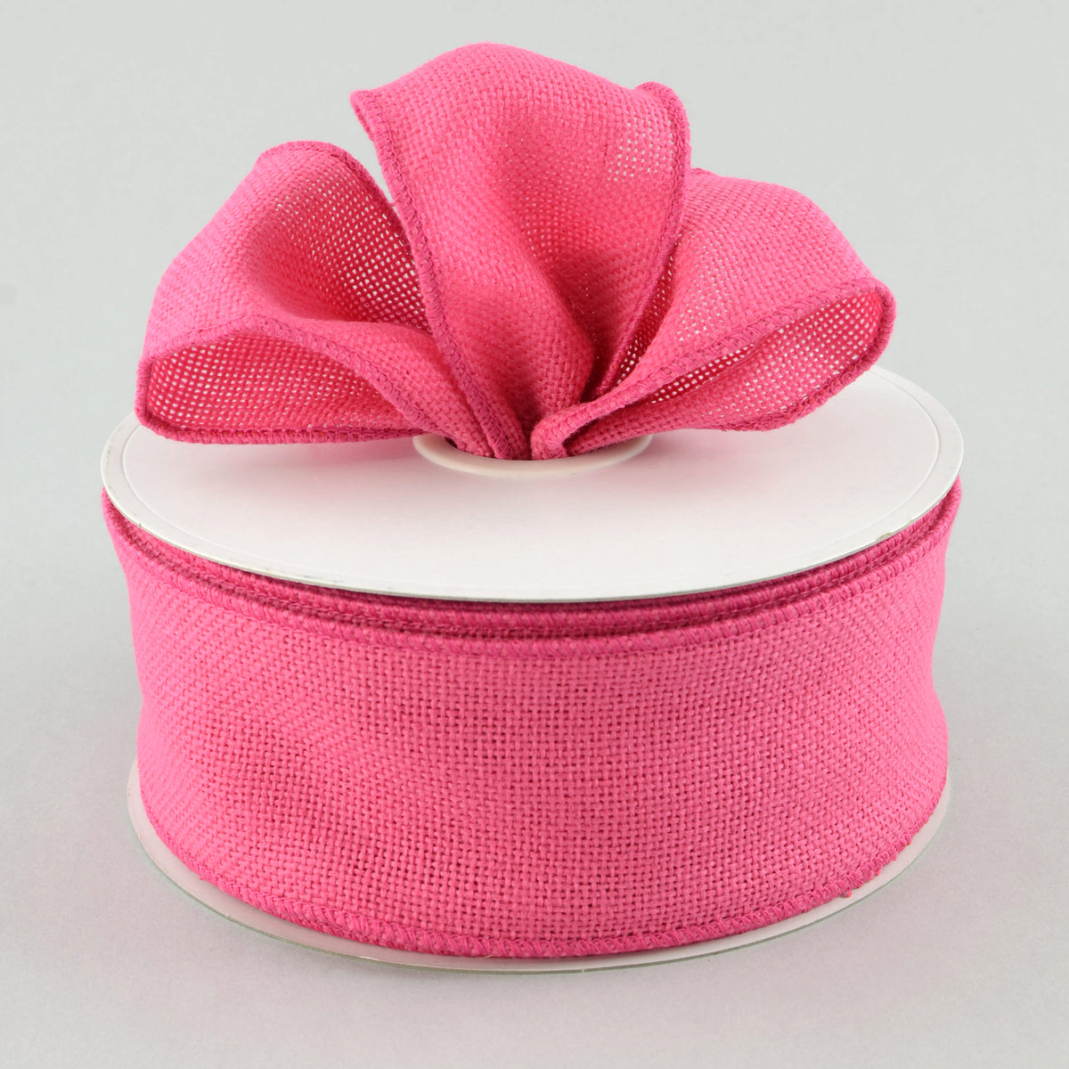 2.5" Faux Burlap: Dark Pink (25 Yards) Lifestyle Photo
