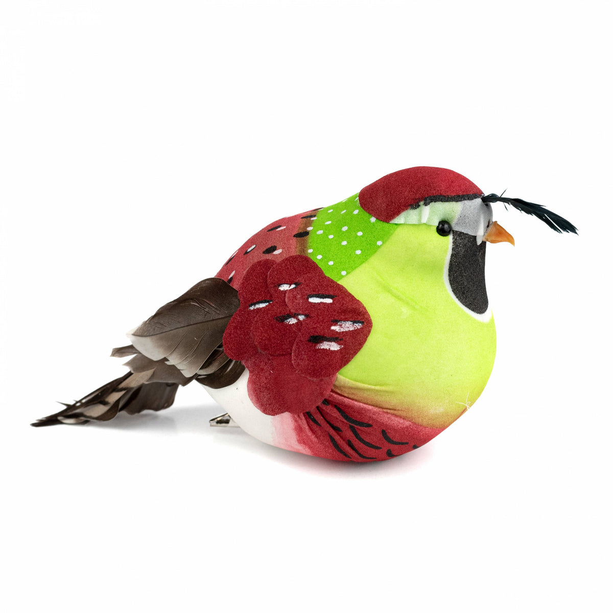 6.5" Feather Partridge Clip Ornament Item Number: ME720530