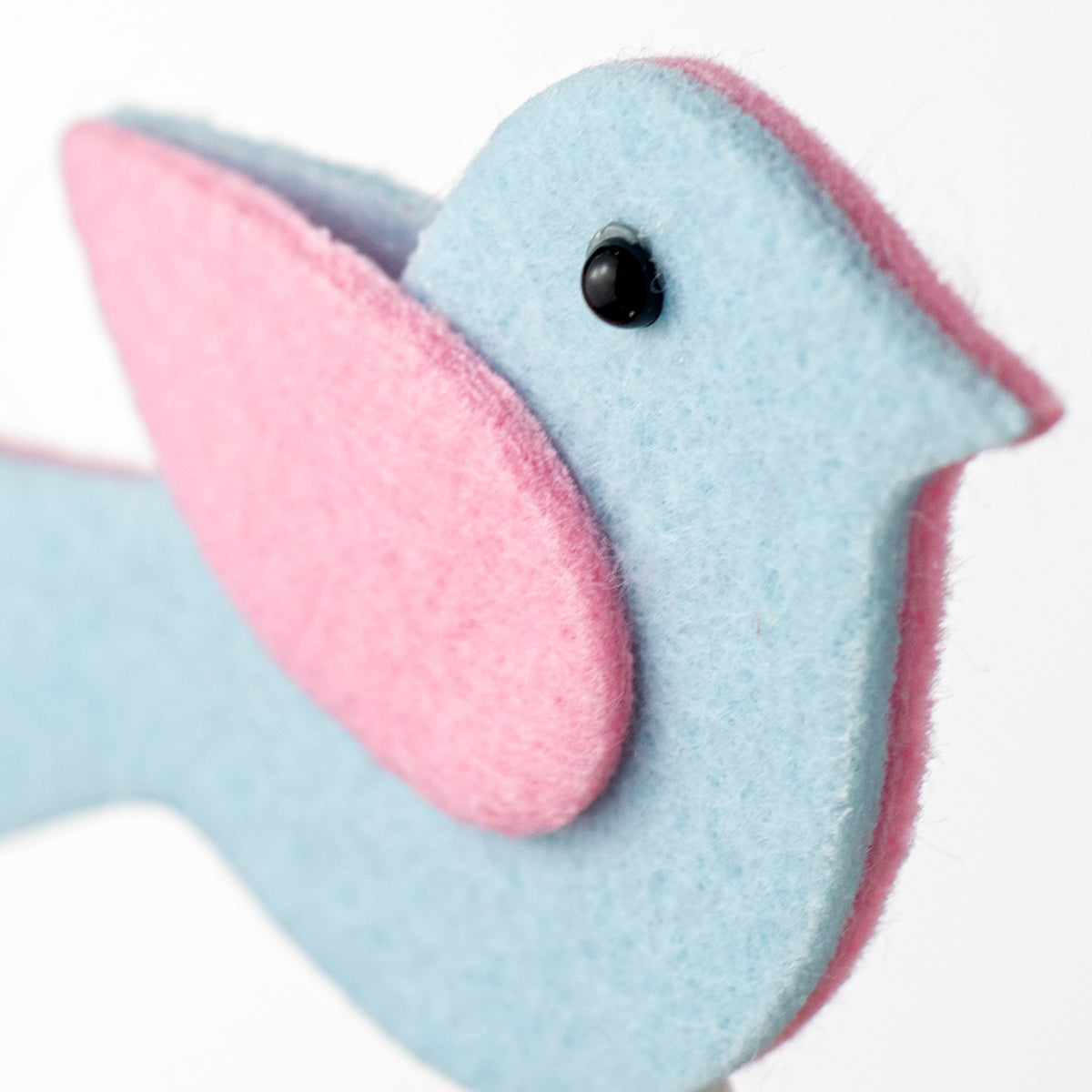 18" Felt Bird Spray: Pink, Lavender, Blue, Yellow, Green Lifestyle Photo