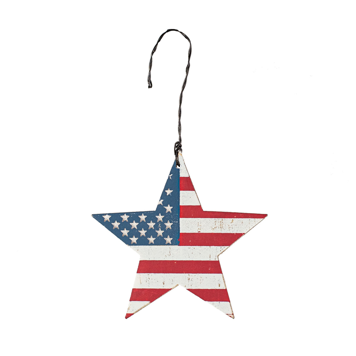 3.25" Flag Star Ornament Item Number: 109314