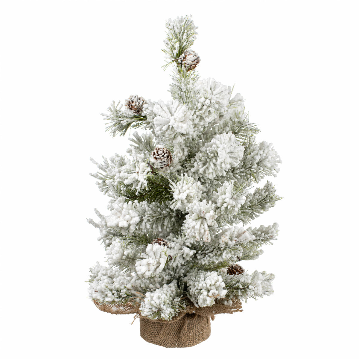 18" Flocked Dakota Pine Table Tree Item Number: 86169TR18