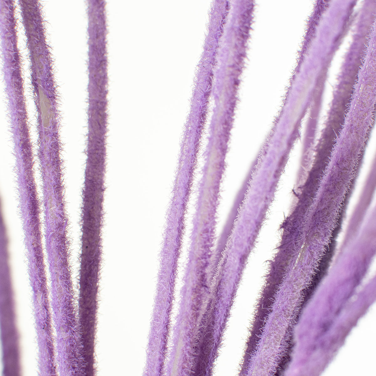 27" Flocked Grass Bush: Lavender Lifestyle Photo