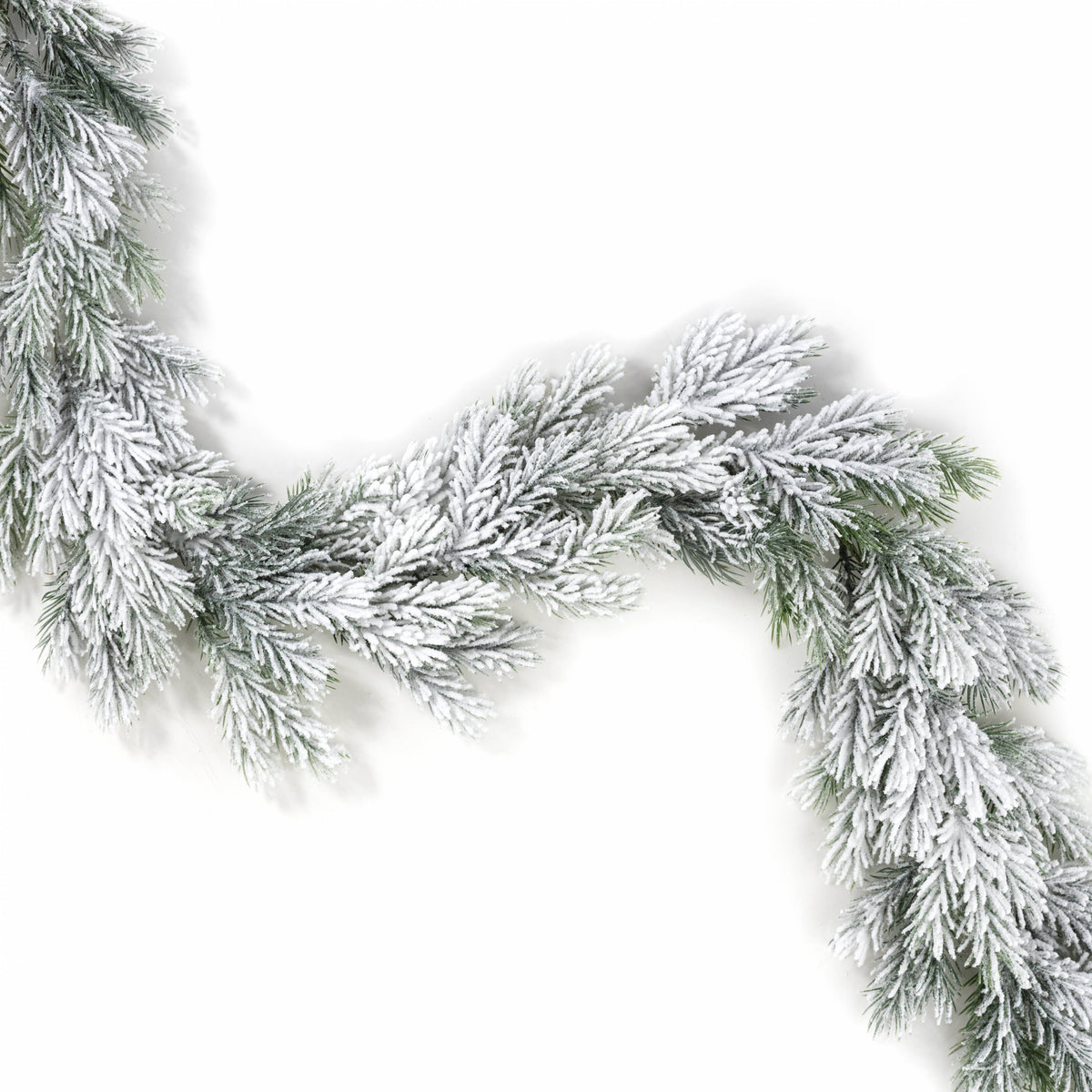 6' Flocked Spruce Garland Item Number: 2833418WH