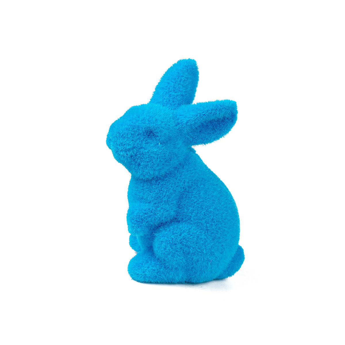 6" Flocked Standing Rabbit: Bright Blue Item Number: HE7240EK