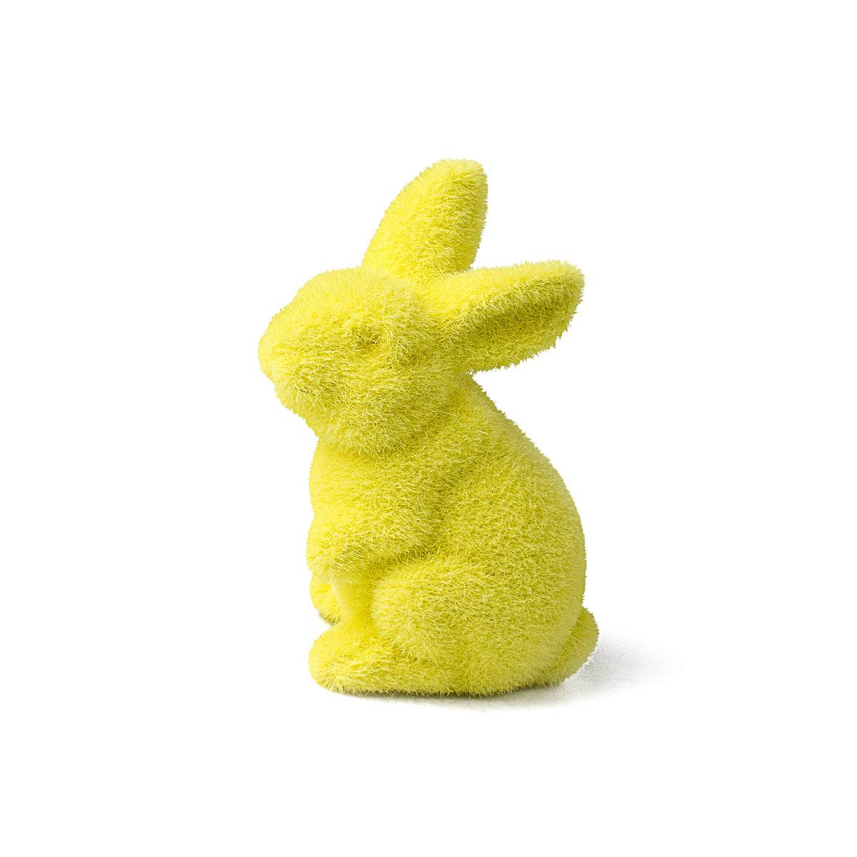 6" Flocked Standing Rabbit: Yellow Item Number: HE724029