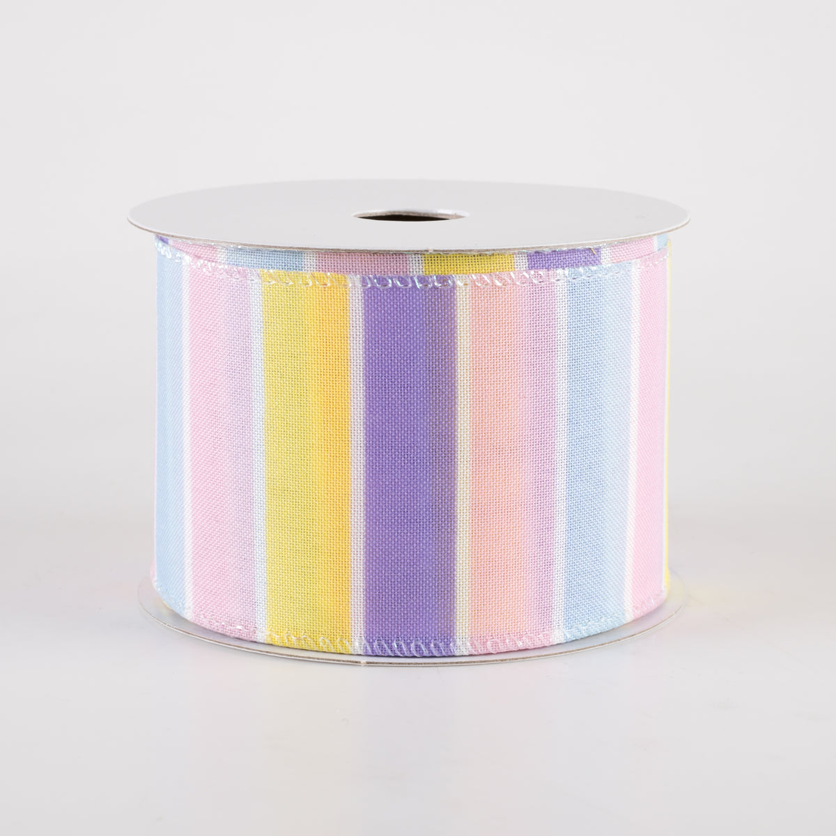 2.5" Florida Stripe Ribbon: Pastel (10 Yards) Item Number: 31402-40-02