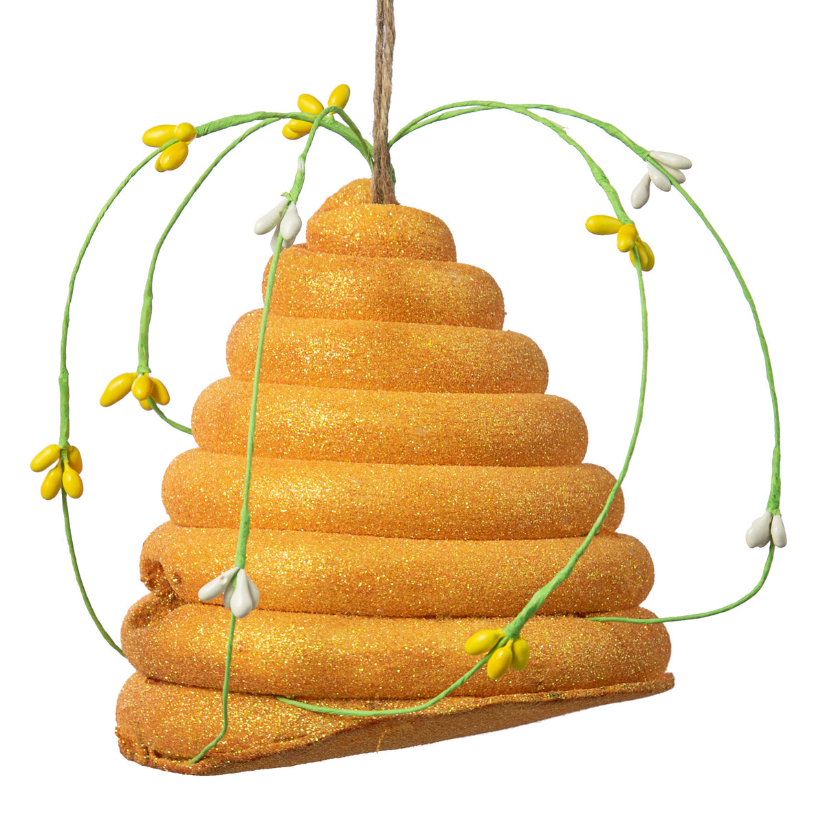 6" Foam Bee Hive Ornament detail photo 3