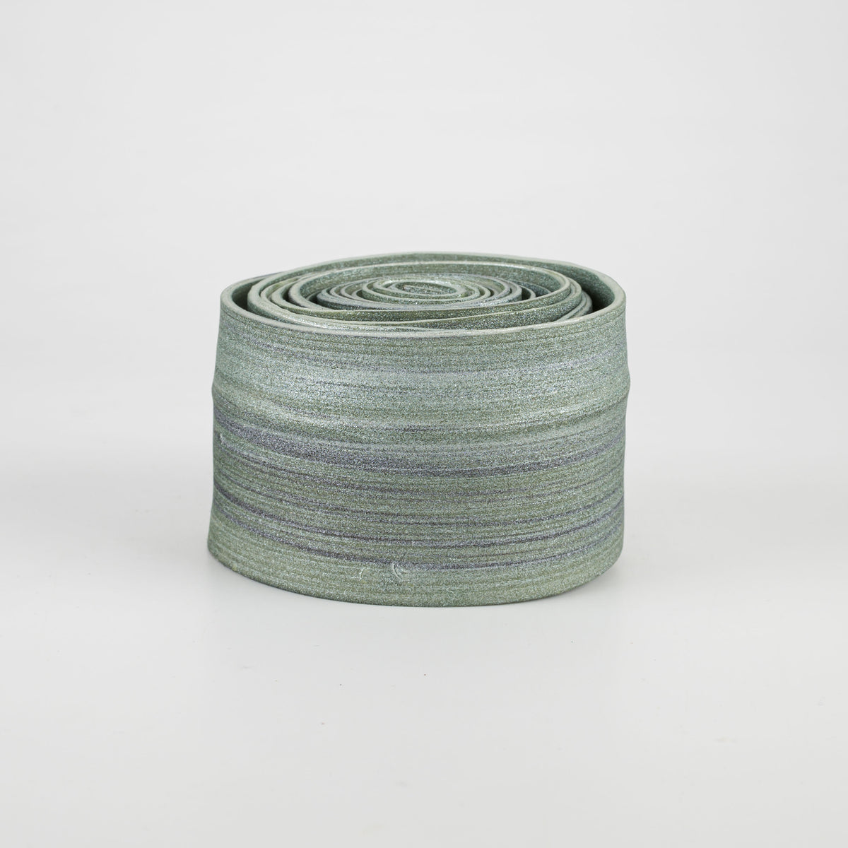 1.6" Foam Strip Wired Ribbon: Green (5 Feet)